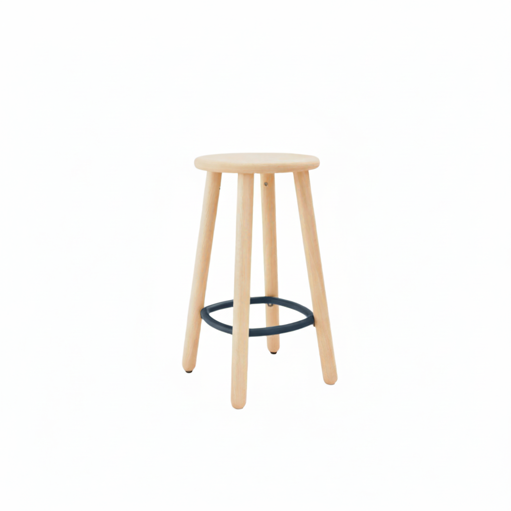 Okidoki-4-Leg-Mid-Stool-Footring-Natural-Ash-Timber-Nocturnelle