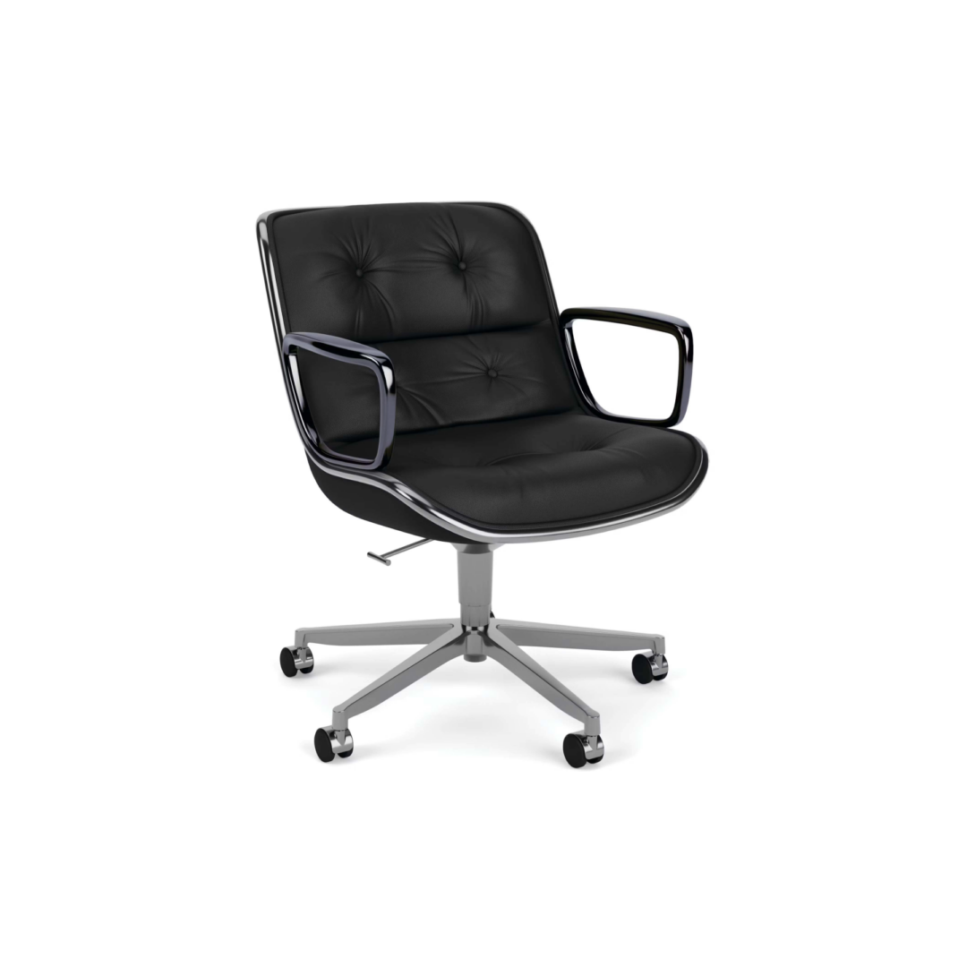 Pollock-Executive-ArmChair-Chrome-Black-1
