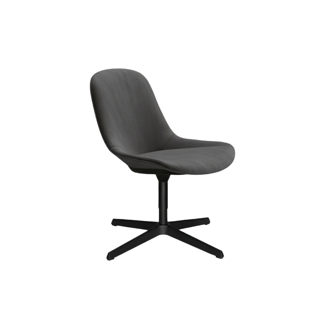 Sheru-Chair-4-Star-Swivel-Matt-Black-Base-with-Poppy-Seed-Fabric-Formal-Upholstery