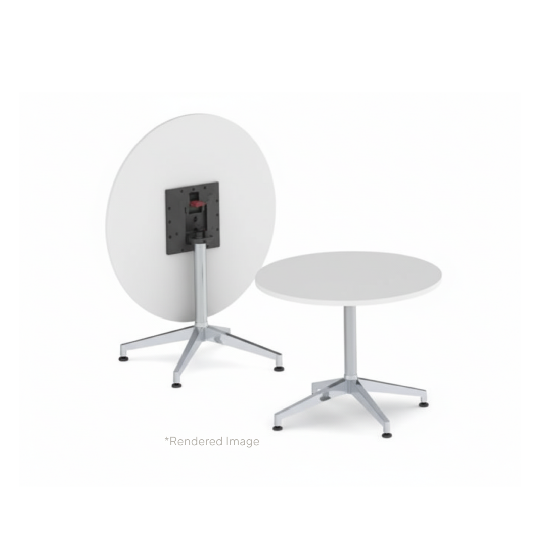 U.R-4-Star-On-Glides-Folding-Table-Chrome-Leg