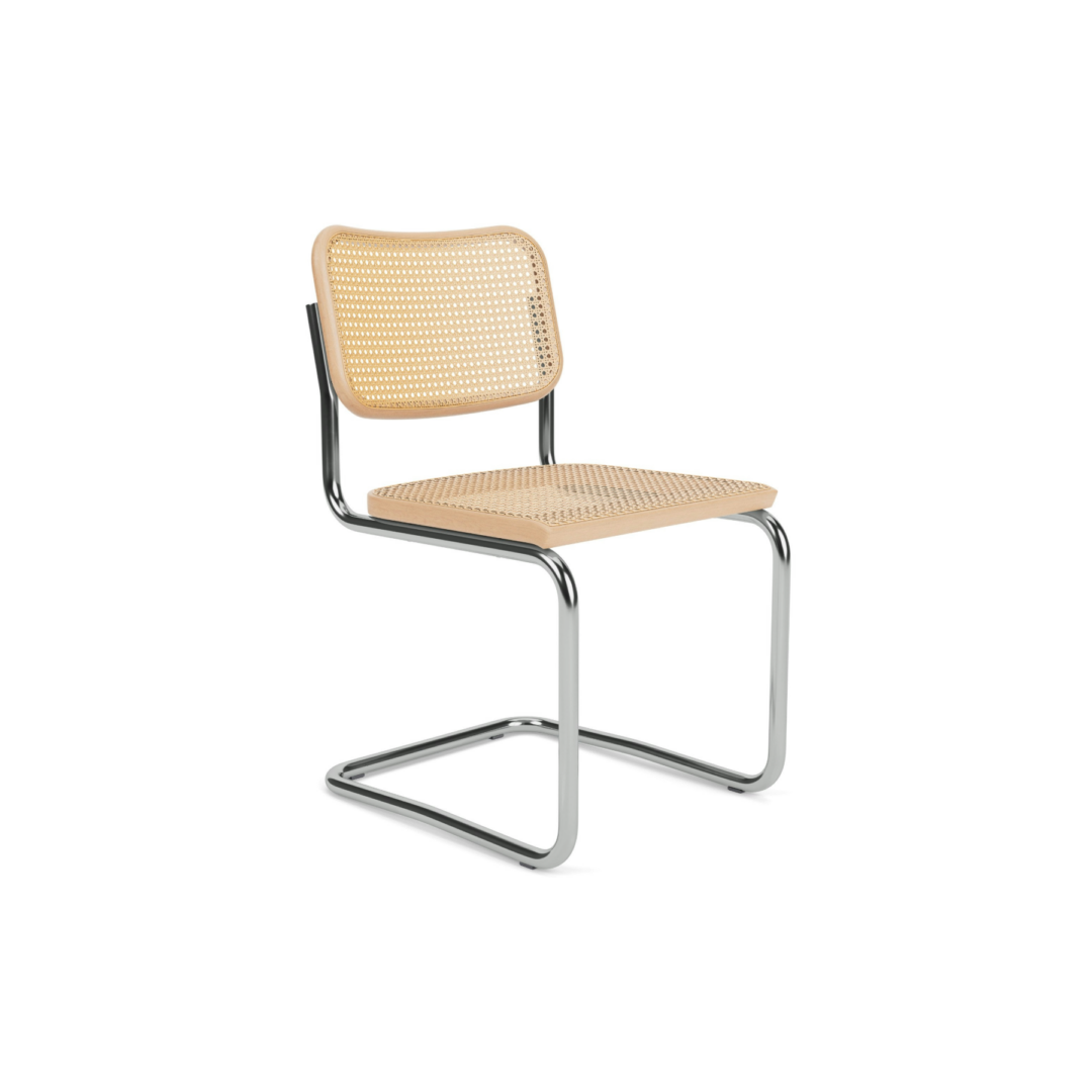 Cesca-Chair-without-Arms-Chrome-Natural-Beech