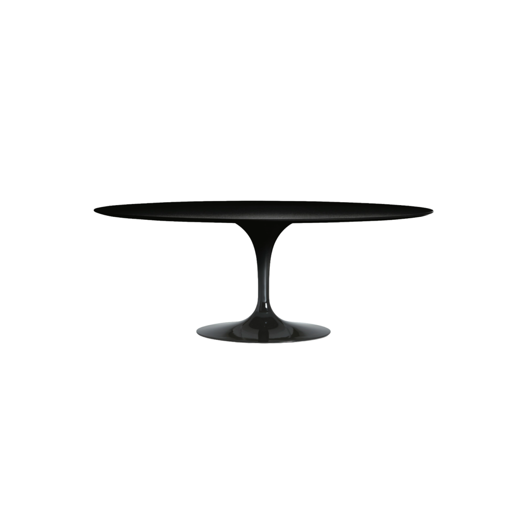 Saarinen-Dining-Table-198-Oval-Black-Black