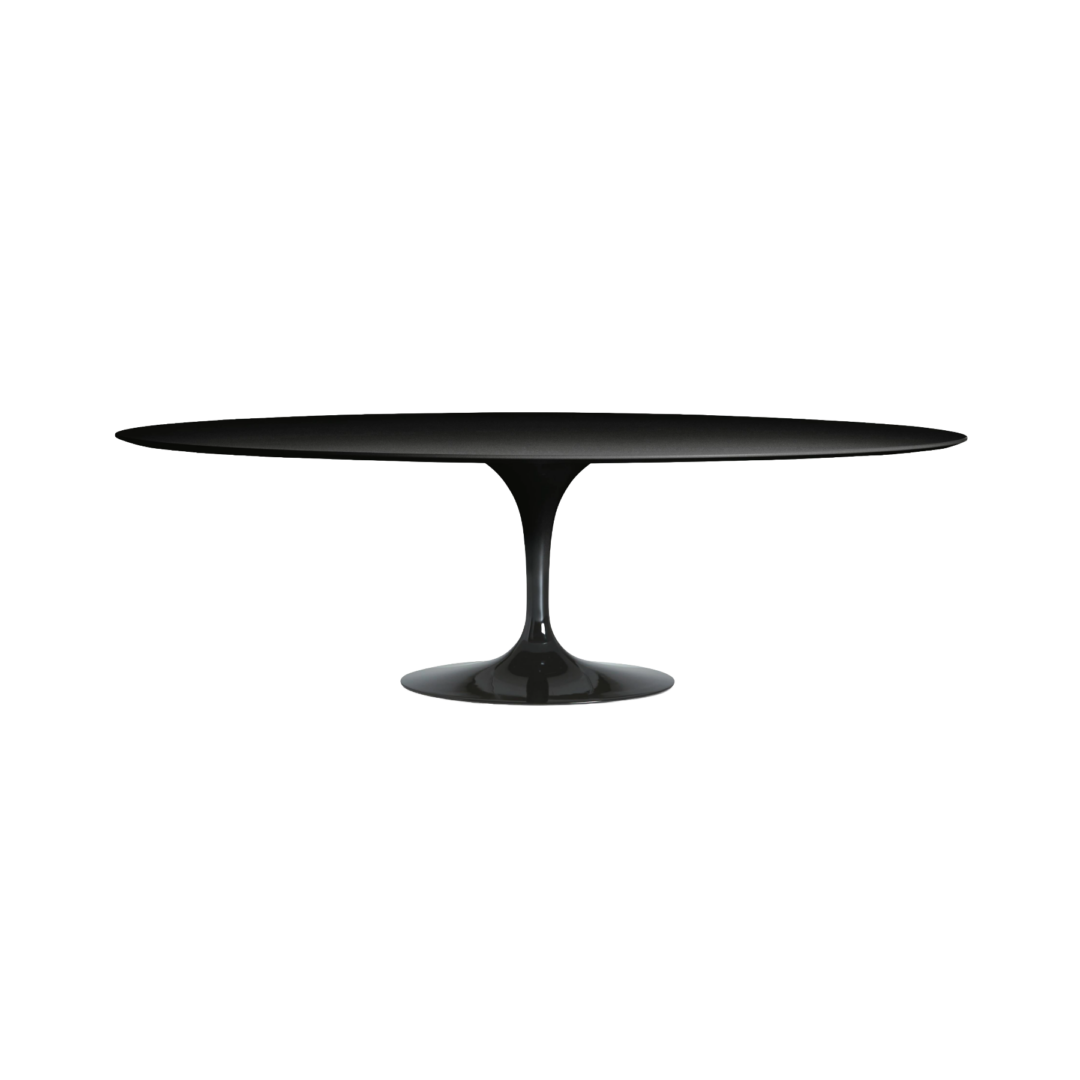 Saarinen-Dining-Table-244-Oval-Black-Black