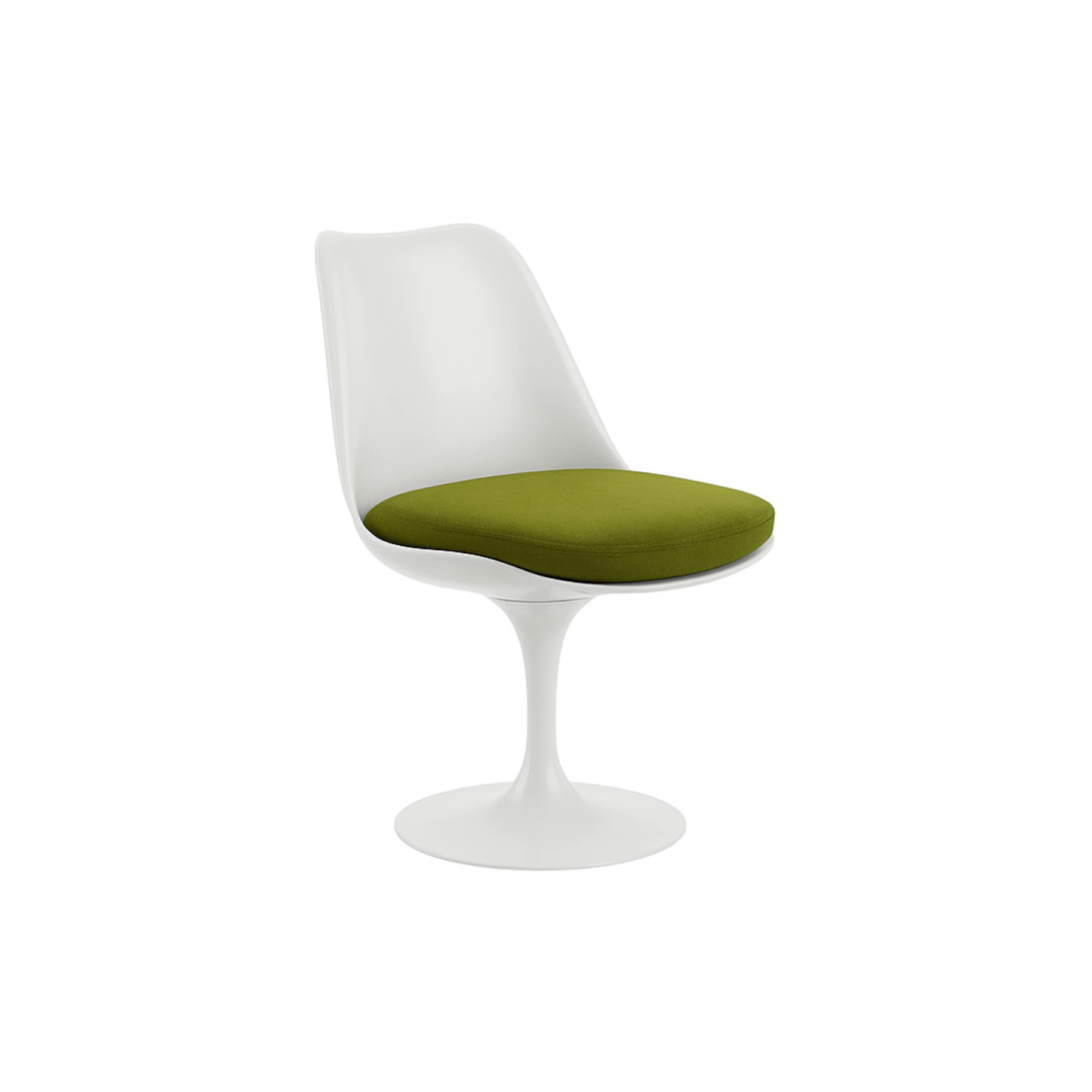 Tulip-Armless-Chair-Swivel-White-Base-Moon-Moss
