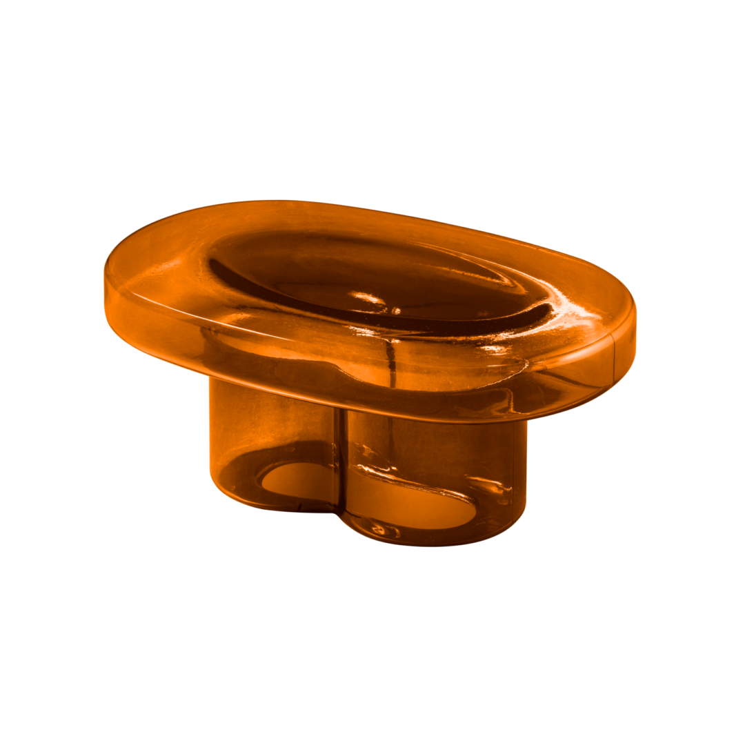 Soda-Coffee-Table-Oval-Amber-Blown-Glass