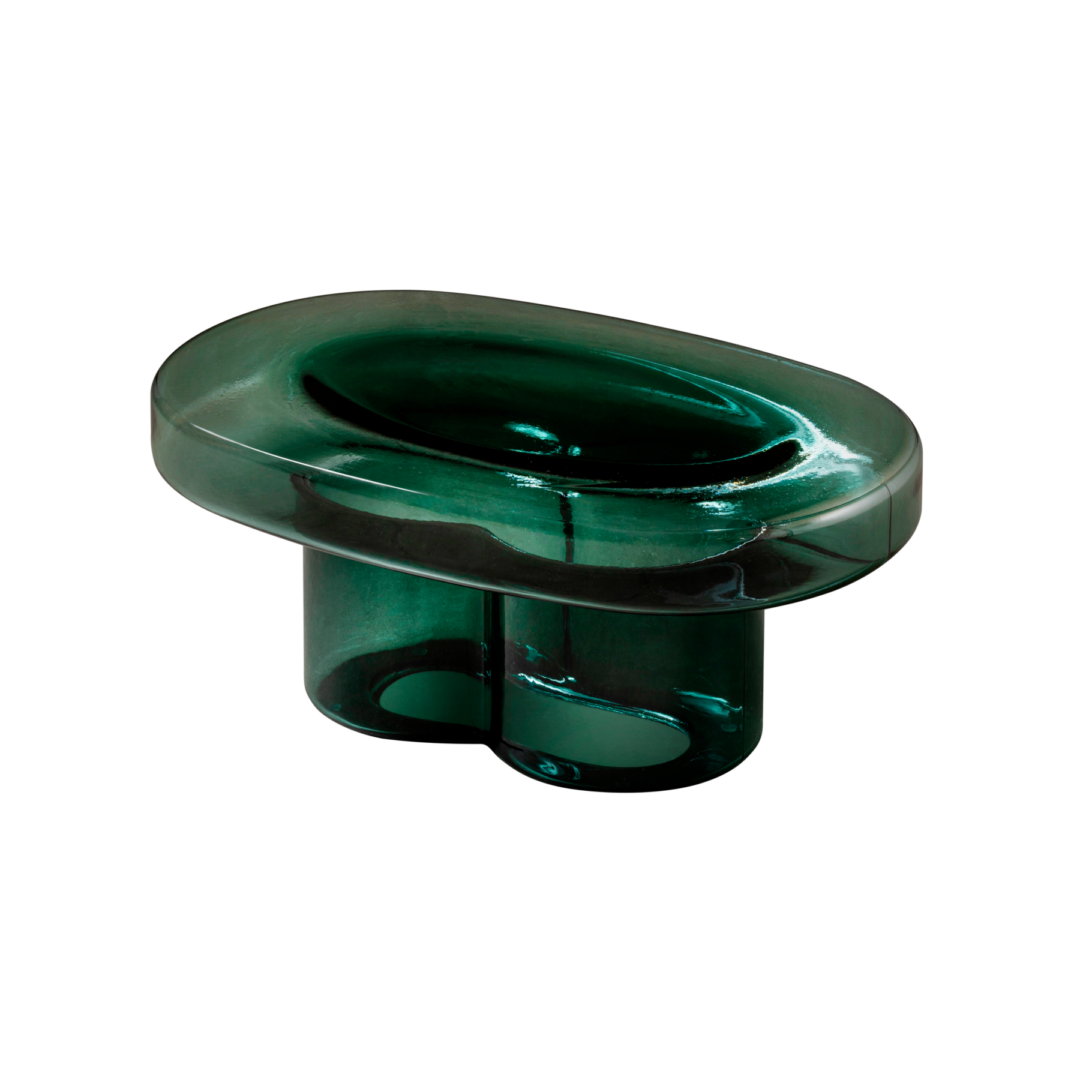 Soda-Coffee-Table-Oval-Petrol-Green-Blown-Glass