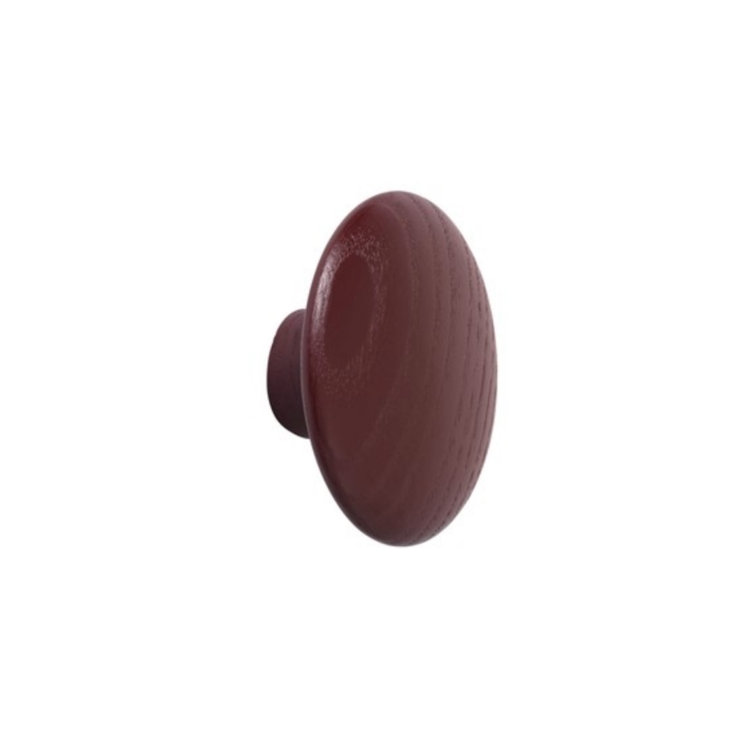 Dots-Wood-O-65-cm-Burgundy