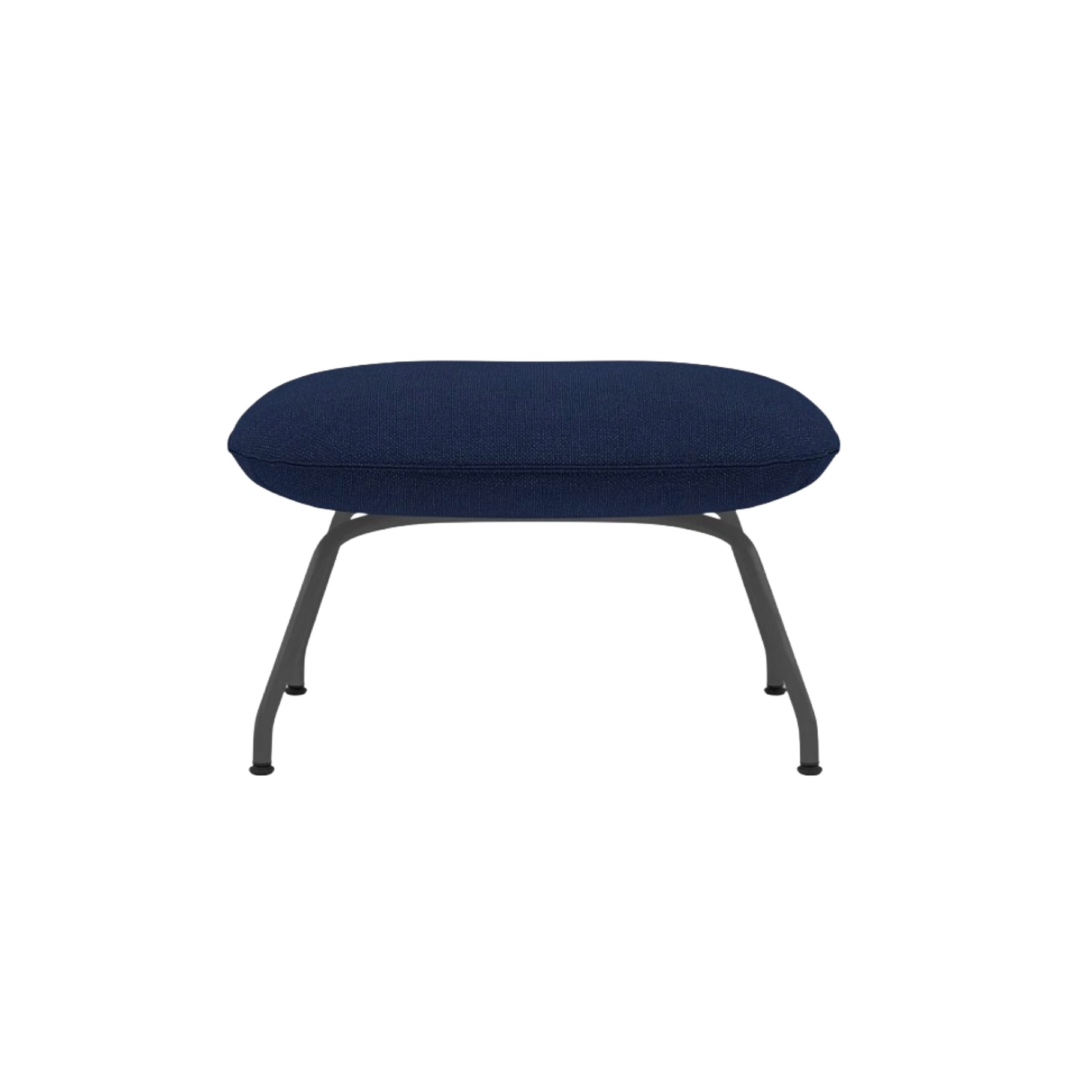 Doze-Ottoman-Tube-Base-Hallingdal-764-Anthracite-Black