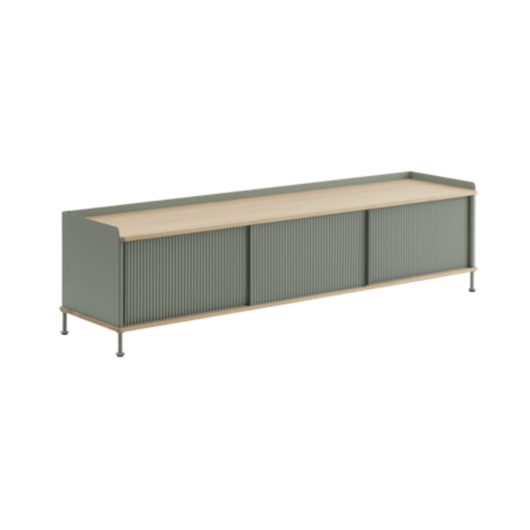 Enfold-Sideboard-186-x-45-H-48-CM-73-x-17.7-H-18.9-Oiled-Oak-Dusty-Green