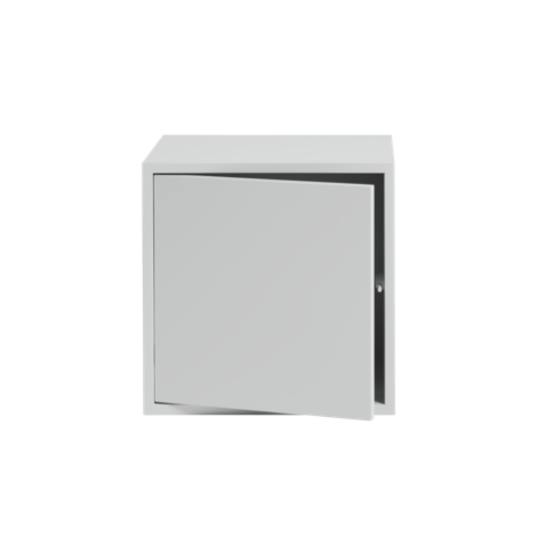 Stacked-Storage-System-Medium-with-door-Grey