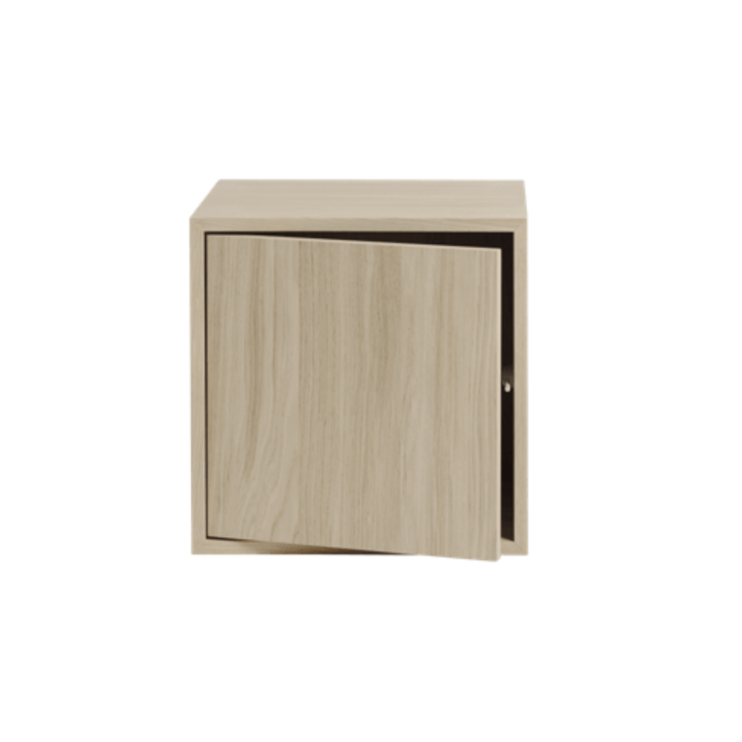 Stacked-Storage-System-Medium-with-door-Oak
